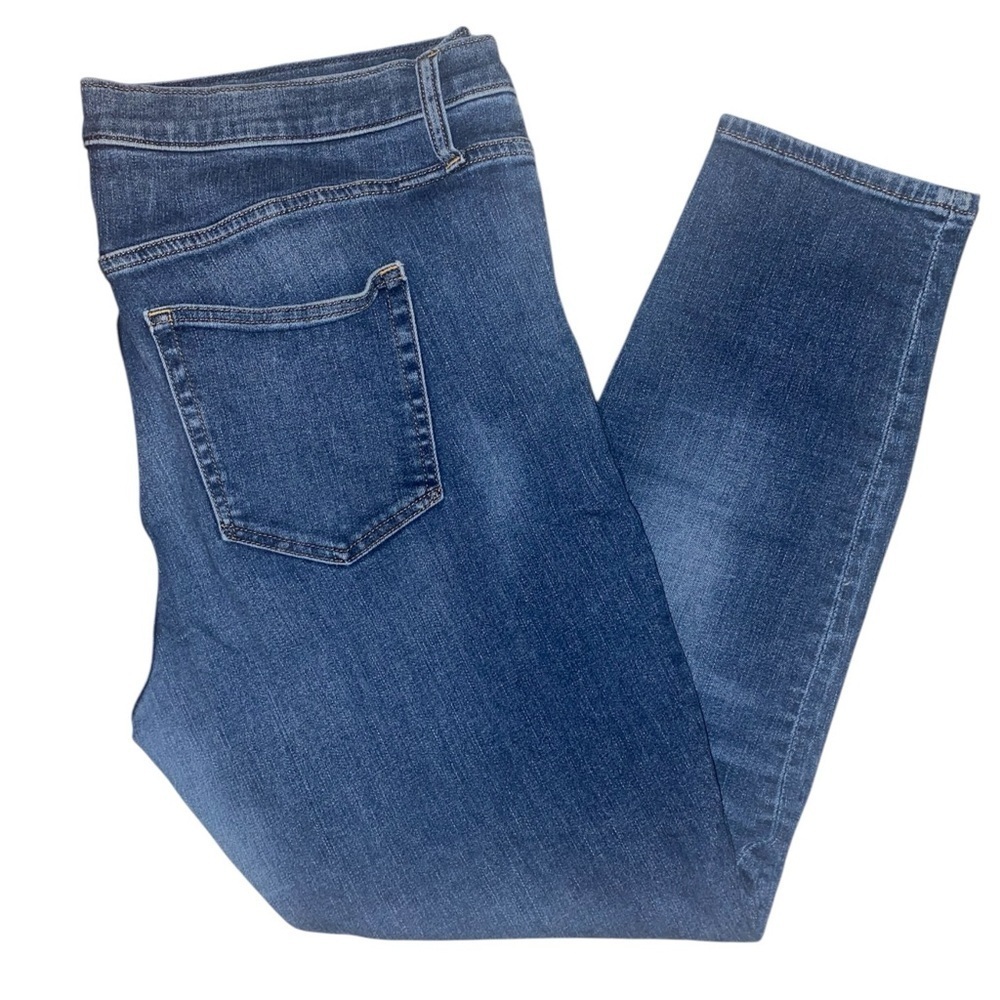 GAP 1969 True Skinny Jeans Slim Fit Mid Rise Stretch Denim Blue SIZE 34/18R - Picture 3 of 9